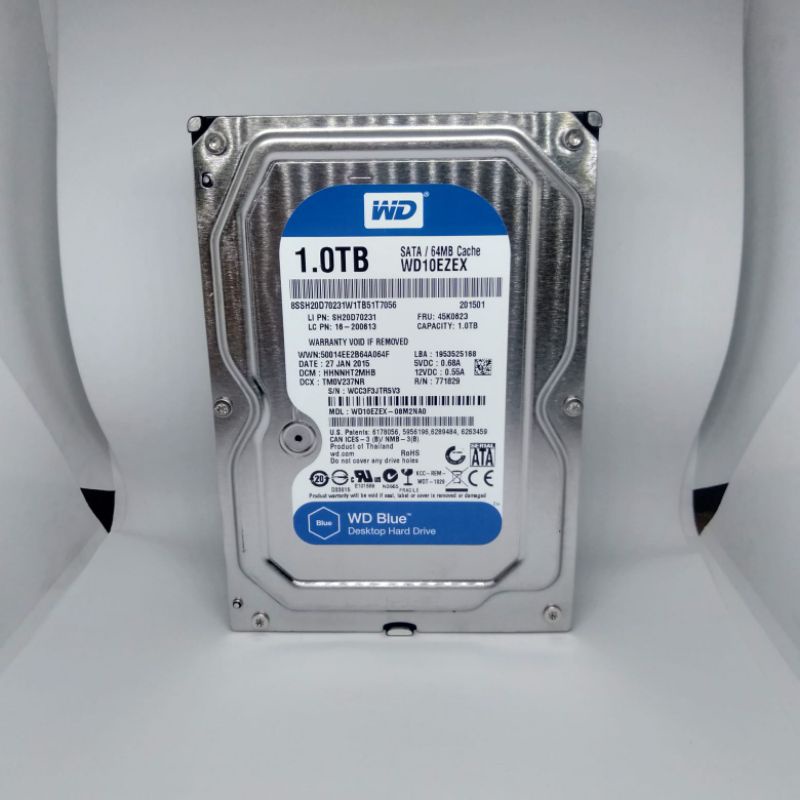 HARDISK INTERNAL 1TB WD BLUE 3.5" - HDD INTERNAL PC