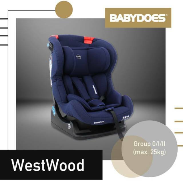 Car Seat Anak Baby Kursi Mobil Bayi Babydoes Westwood CH LB 873 SN/ Protect+ Ece R129/03