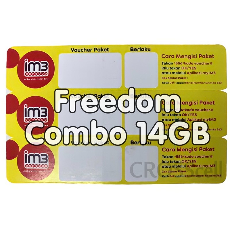 Indosat Freedom Combo 14GB FR