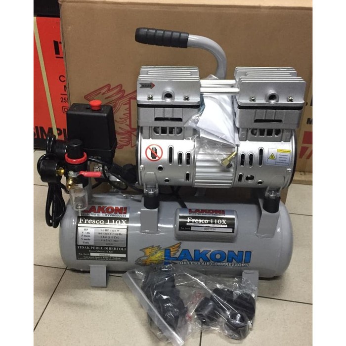 Lakoni Fresco 110 X 110X Kompresor Udara Silent Tanpa Oli