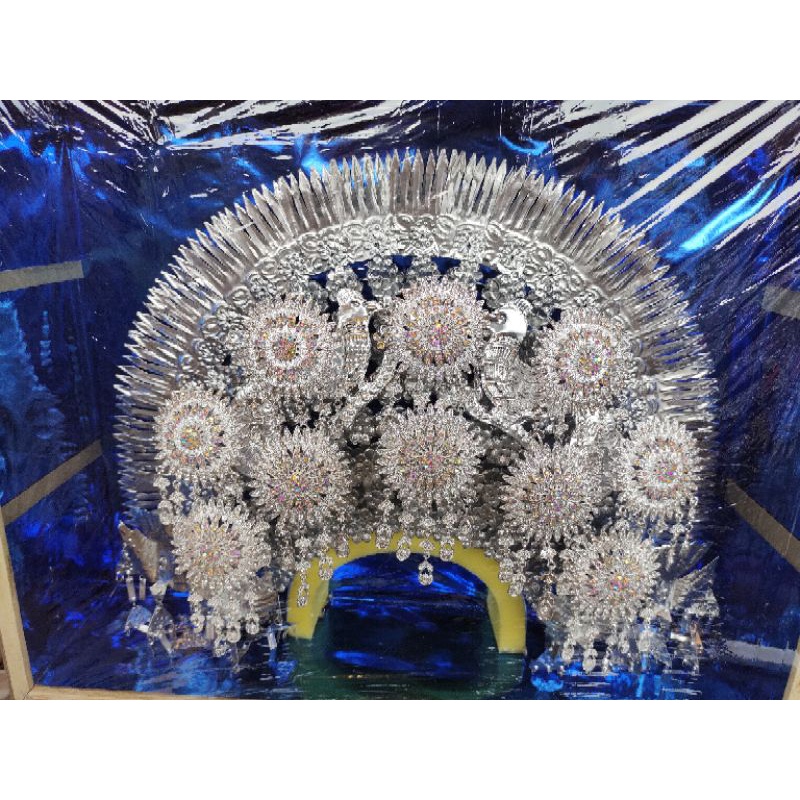 sunting penganten Minang silver cantik.