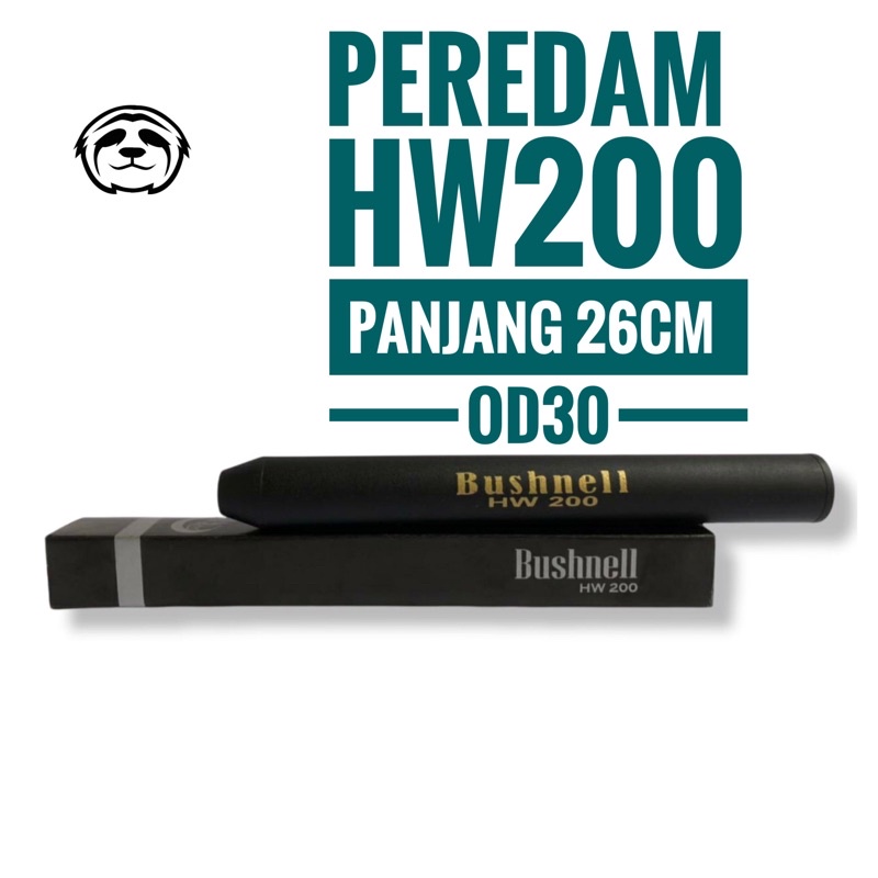 Peredam silincer bushnell hw200 od30 panjang 26cm