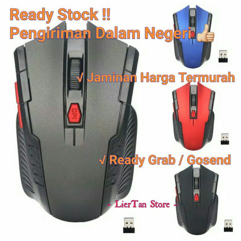 Jual Mouse Gaming Wireless Harga Termurah Ready Stock - Best Seller