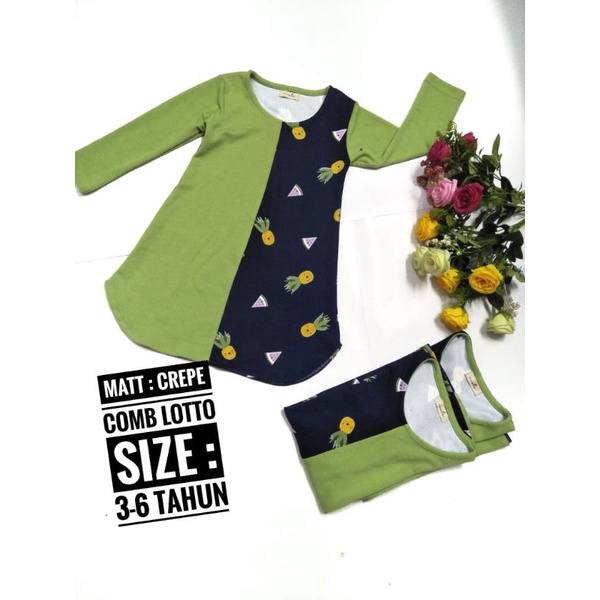 BAJU ANAK/DRESS  ANAK/TUNIK ANAK MURAH/BAJU ANAK PEREMPUAN