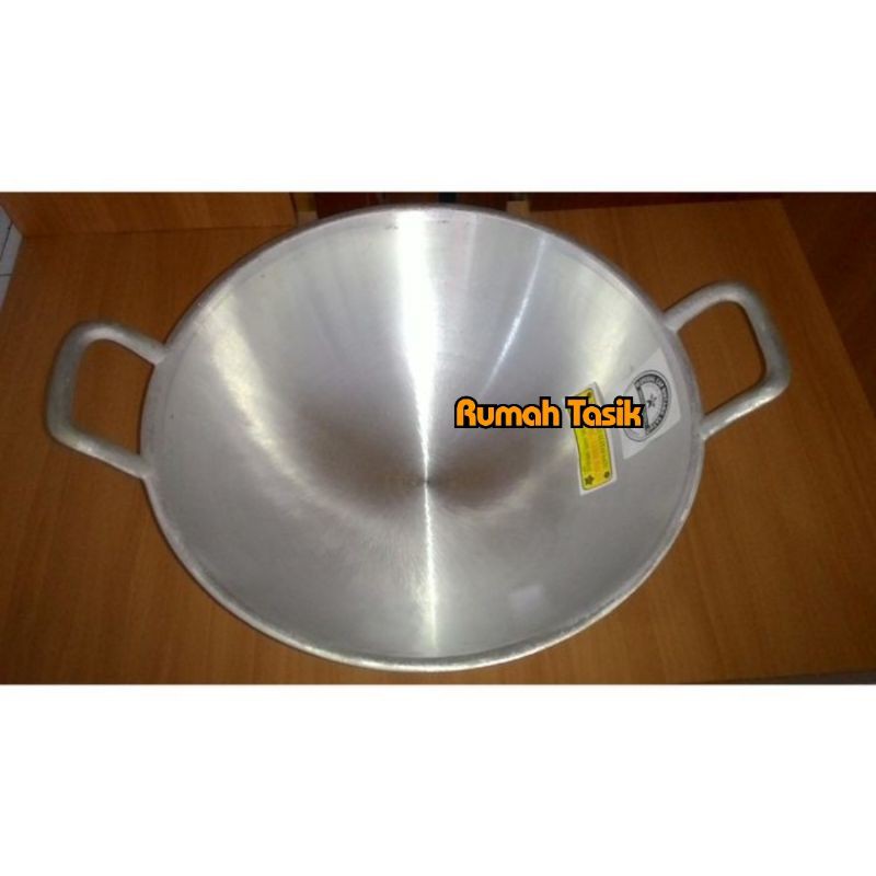 Wajan Penggorengan Tebal / Wok Pan Cekung No.10 Diameter 24cm