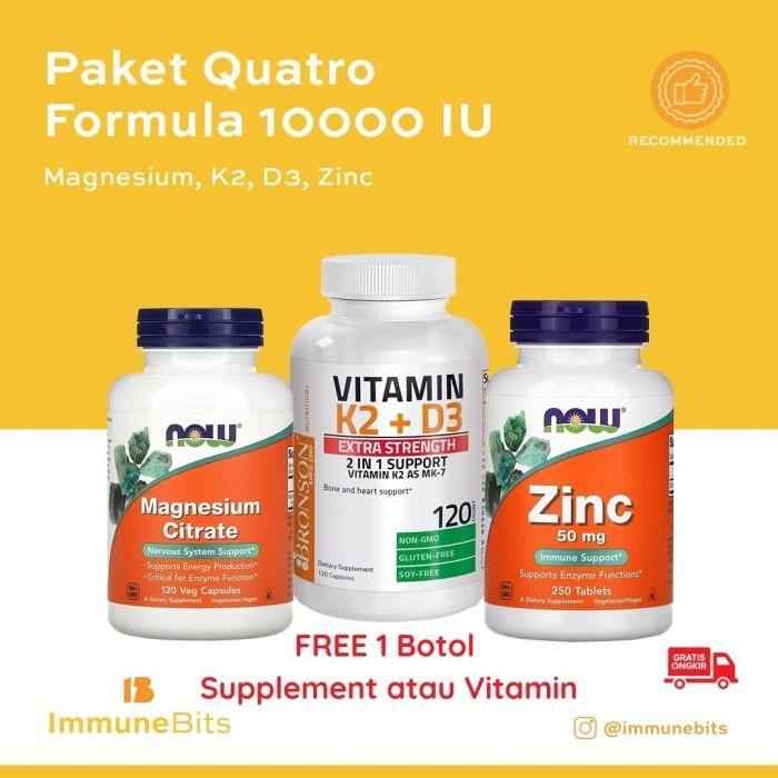 Paket Quatro Formula 2 | 10000 IU | Vitamin Imunitas