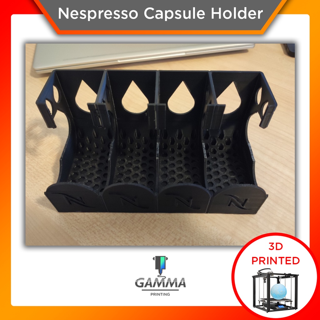 Nespresso Capsule Cup Dispenser 4 Box / Bay Holder Coffee Stand