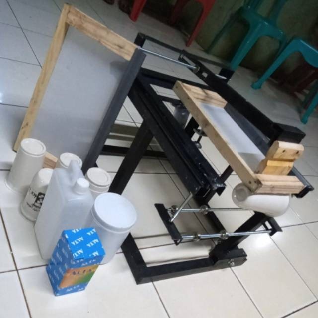 Mesin Sablon Manual Cup, Botol,Plastik,Bahan Unit Full Besi