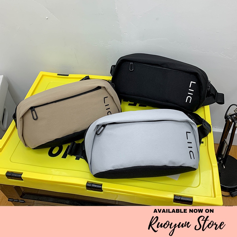 RYX - Noctis Simple Tas Pinggang Fashion Wanita Pria Casual - Ori Import