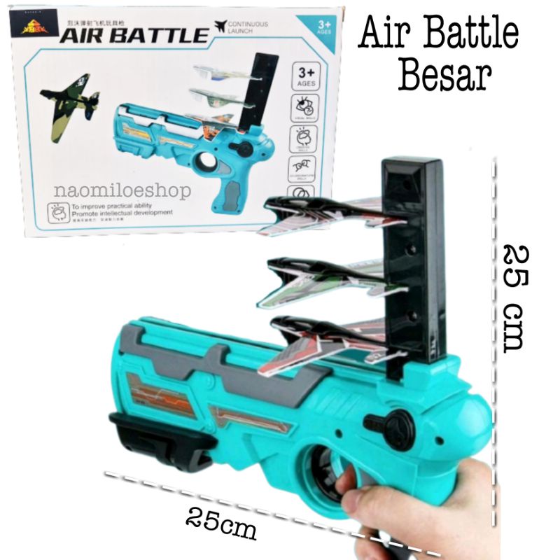 Air battle Mainan anak laki laki mainan pistol dengan pesawat terbang mainan outdoor anak-Air battle besar