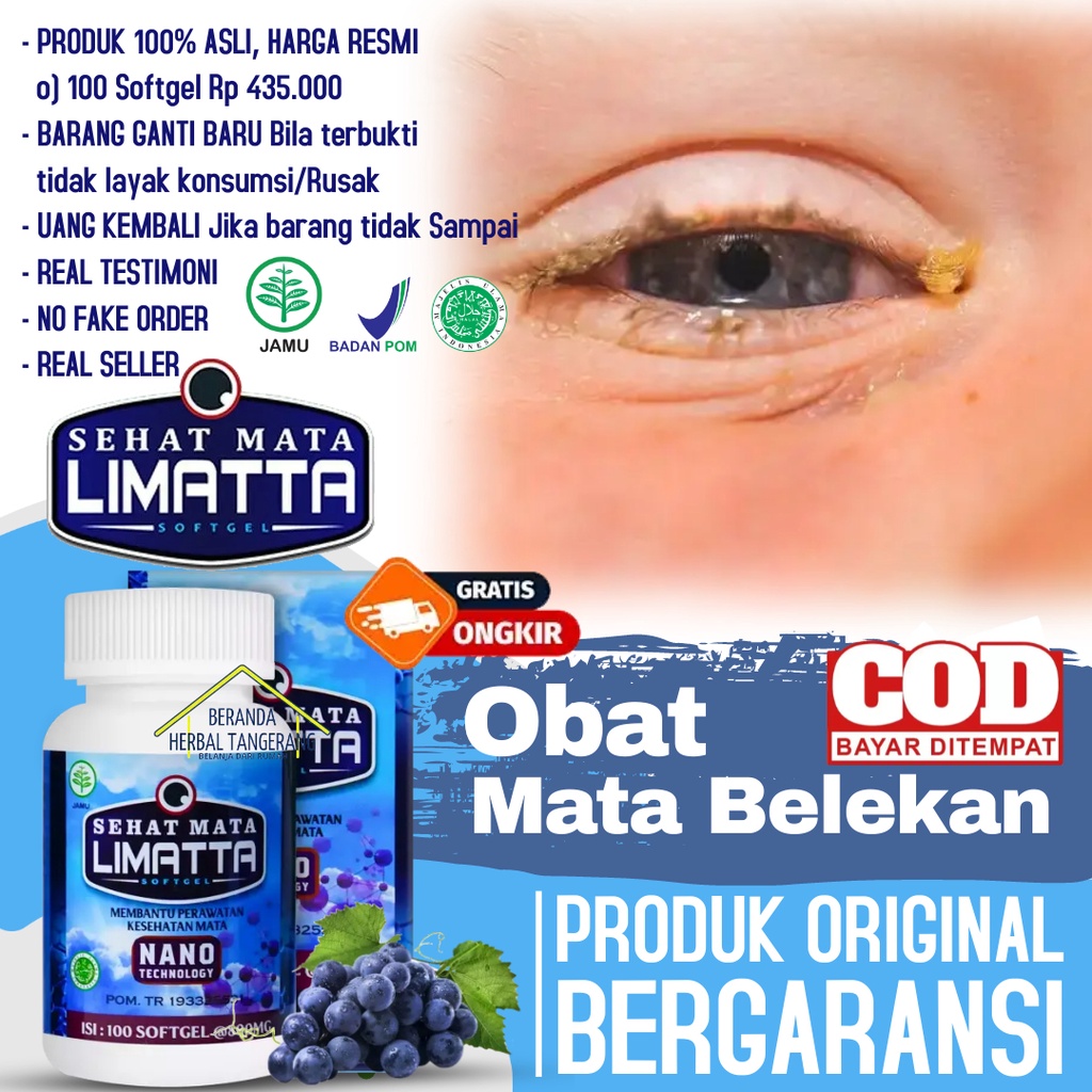 Jual [COD] Obat Herbal Mata Belekan, Beler, Penghilang Selaput Berlemak ...