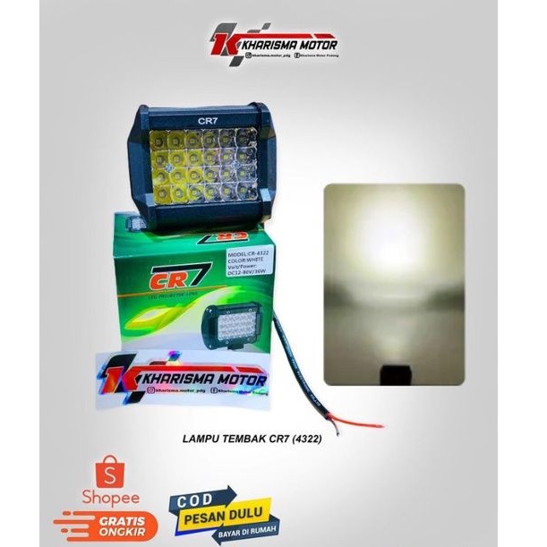 lampu tembak cr7 4322