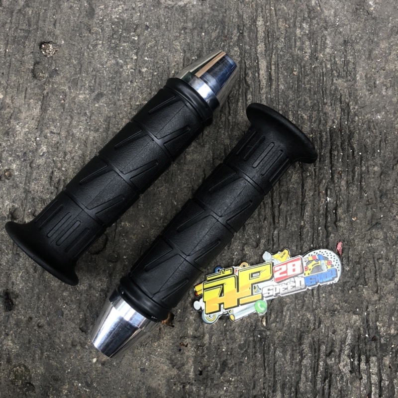 HANDGRIP KAZE PLUS JALU STANG UNIVERSAL ALL MOTOR / HANDFAT KAZE PLUS JALU CROME UNIVERSAL ALL MOTOR