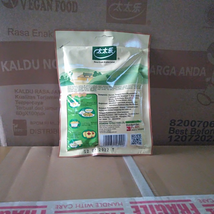 

PRODUK TERBARU - TOTOLE KALDU JAMUR 80GR 1 KARTON ISI 100PCS