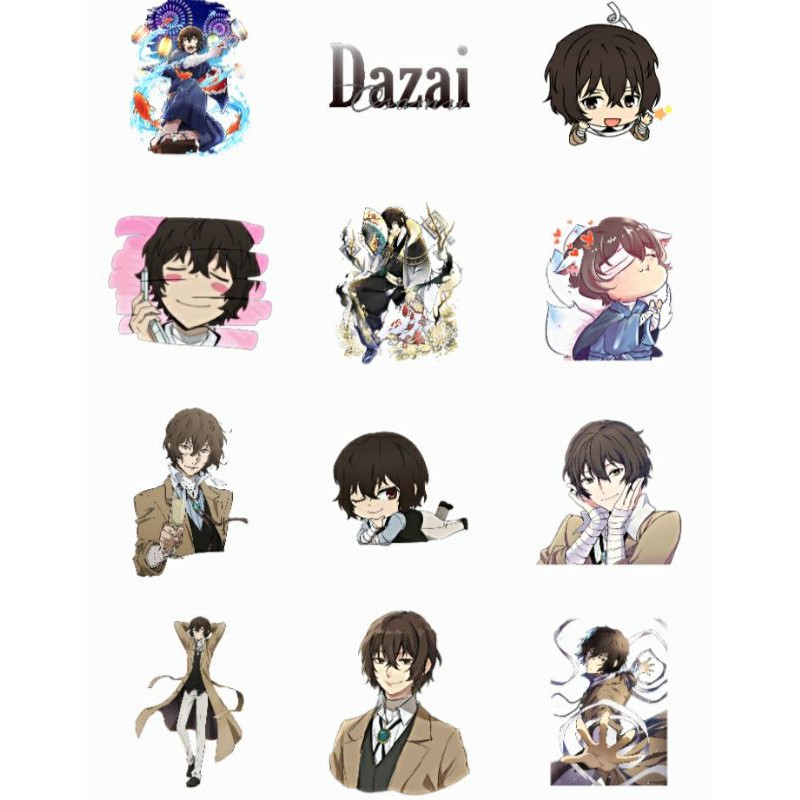 

STIKER DAZAI OSAMU 35 PCS