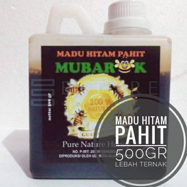 

[DISCOUNT 0TJ44] Madu Asli Lebah ternak Madu Hitam Pahit 500gr #MUBAROK Terupdate