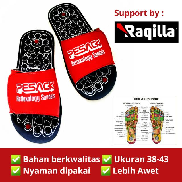 sandal kesehatan rematik / sandal refleksi / sandal kesehatan / sandal Selipar akupuntur