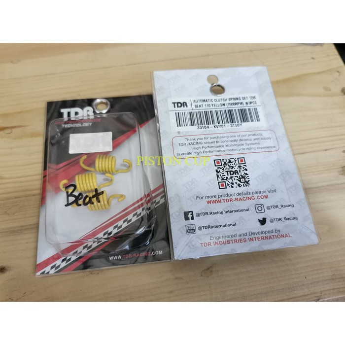 PER KAMPAS GANDA TDR RACING AKSESORIS SPAREPART MOTOR BEAT SCOOPY 1500 RPM ORIGINAL ASLI TDR