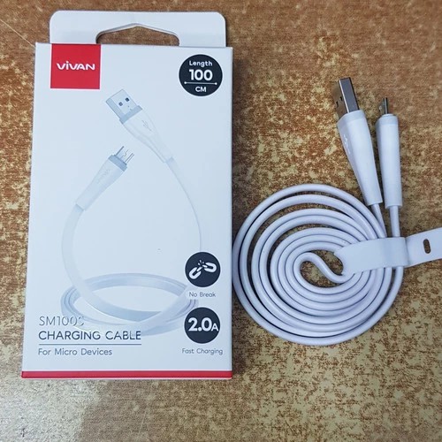 Kabel Data vivan SM100S 2.0a USB Micro fast charging 100cm