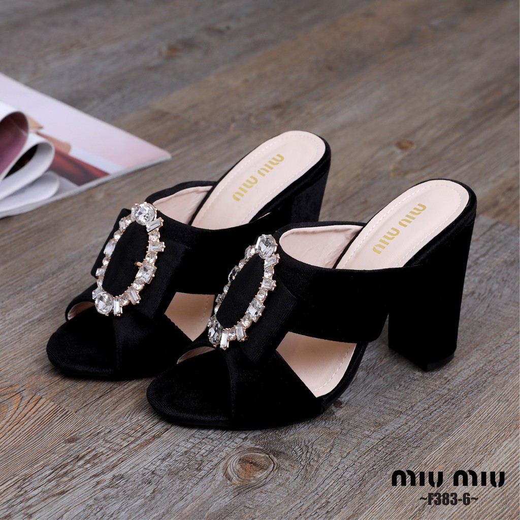 Mule Shoes MIU-MIU  Series # F383-6 #