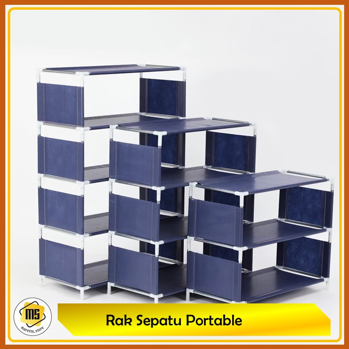 Rak Sepatu Portable 4 Susun