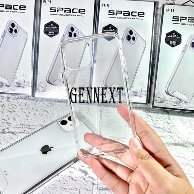 CASING SPACE CLEAR CASE IMPACT ANTI KUNING IPHONE X XS XR 12 12PRO MAX