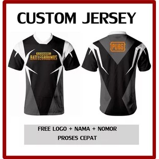 Baju Kaos Jersey Gaming PUBG 501 Printing Custom