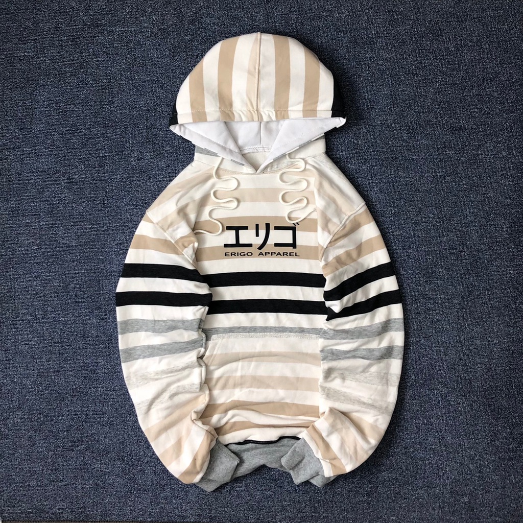 HOODIE ERIGO LINE - HOODIE STRIPE ERIGO - SABLON - HOODIE UNISEX