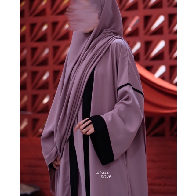 Huur by Sidra Bisht Abaya set Khimar in Dove Preloved