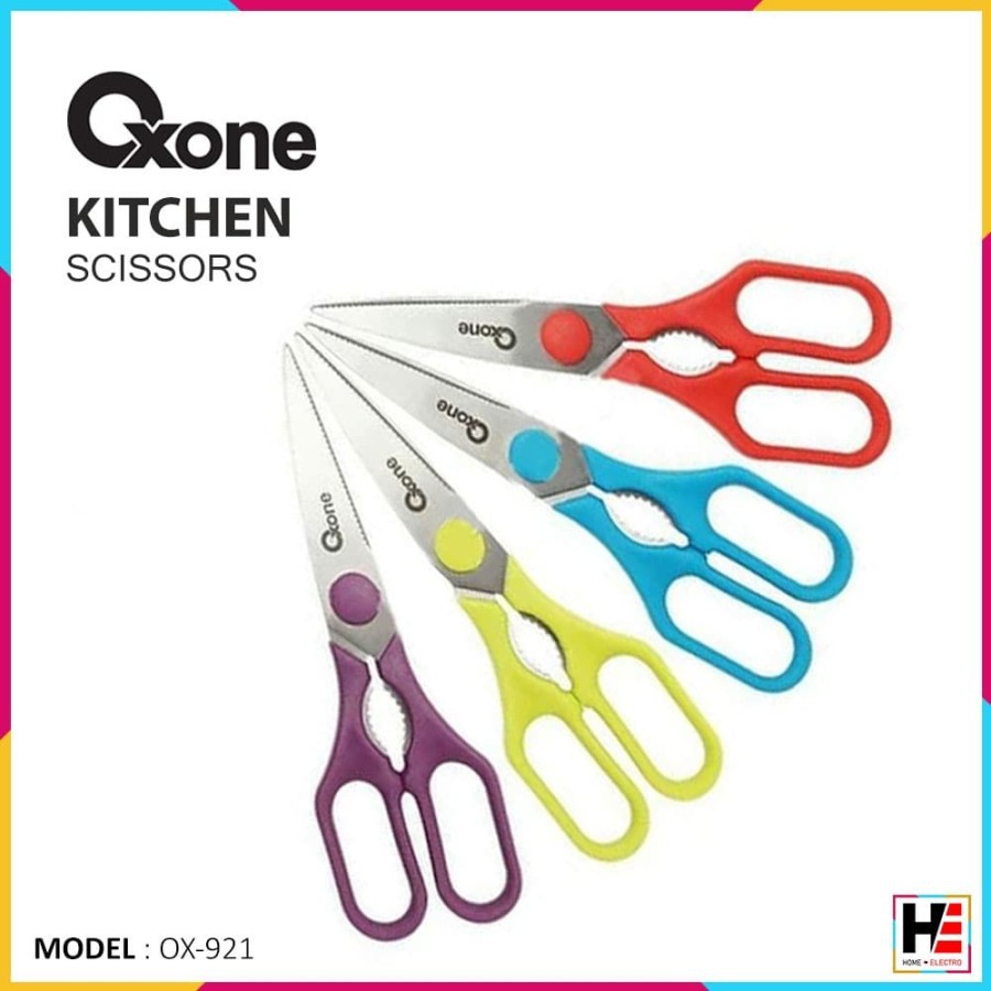 Gunting Dapur Warna Oxone OX-921