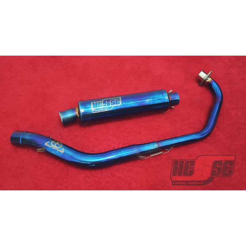 KNALPOT BLUEMOON LEHER FULL BENDING GSX150R CBR150R SONIC150R CB150R SATRIAFU VIXION NINJAMONO SILIN