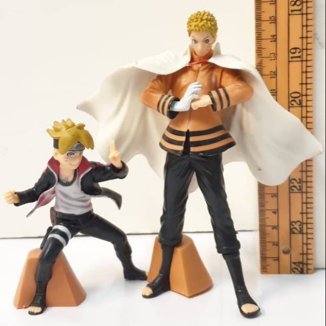 Figure Naruto Boruto - Action Figur Mainan Pajangan Miniatur Patung Anime - 2 pcs - isi 2