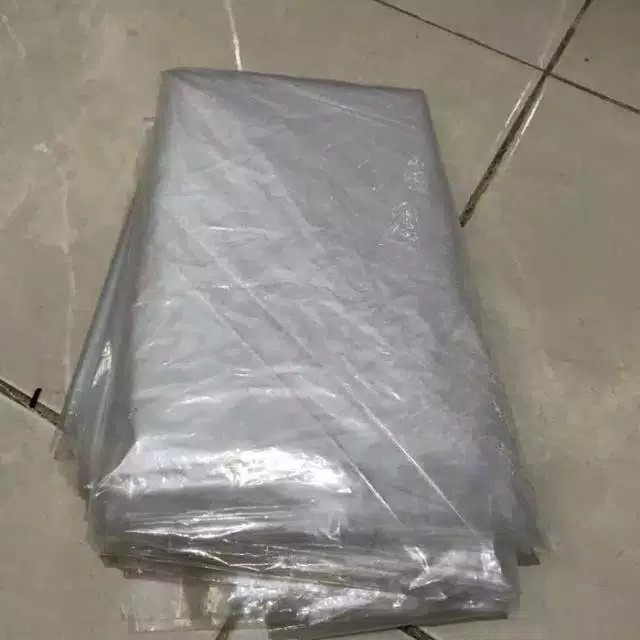 

[CHECK OUT RP1000] Plastik Lembaran PE bening / plastik packing