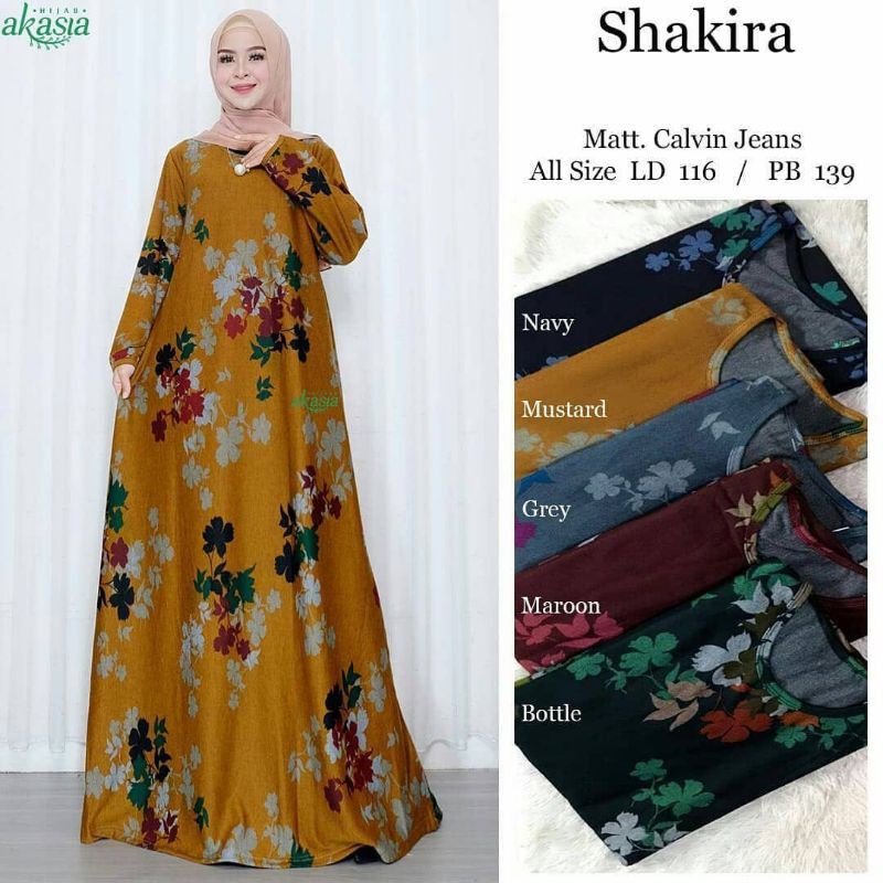 maxy dress gamis calvin jeans Shakira maxy jumbo