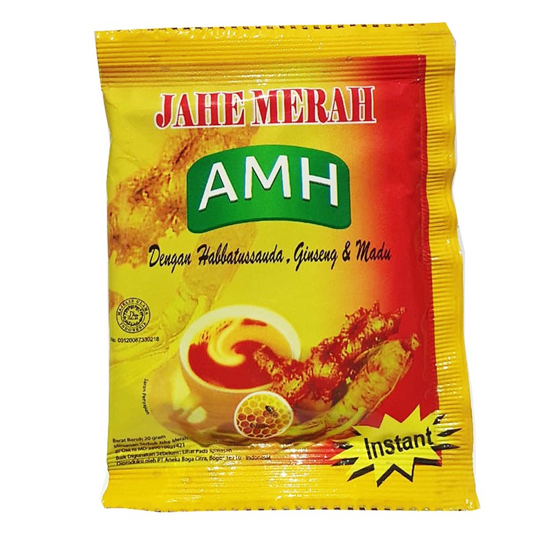 Amh Jahe Merah Super Amanah Per Sachet 20 Gr Original Shopee Indonesia