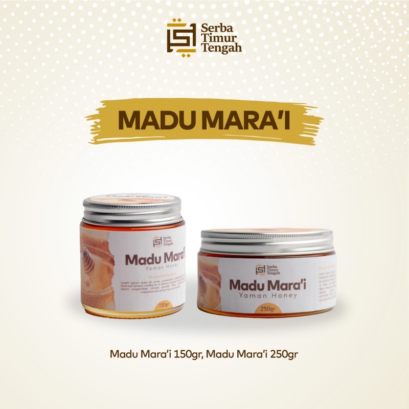 

Madu Yaman Mara’i/Maro’i/Marai Grade 1 Asli 100%