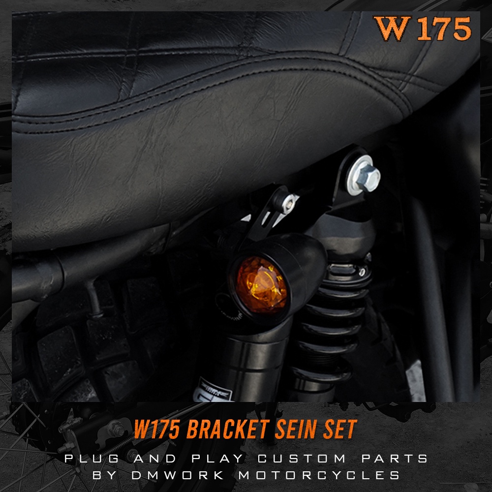 W175 Bracket Sein Set / Braket Sen / Braket Lampu / Dudukan Sein