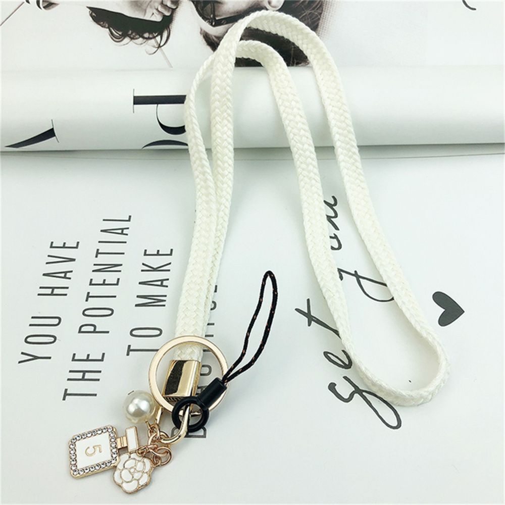 Rebuy Tali Lanyard Gantung Leher Holder Kartu Bus / Kunci / Handphone Universal Multifungsi