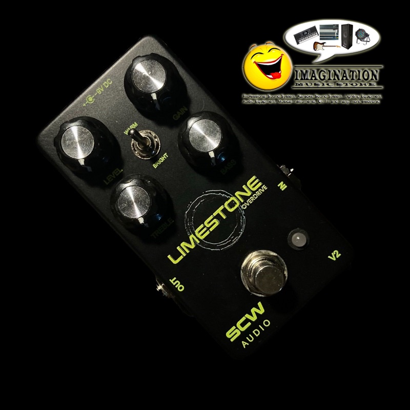SCW Audio Limestone V2 Overdrive Effect Pedal