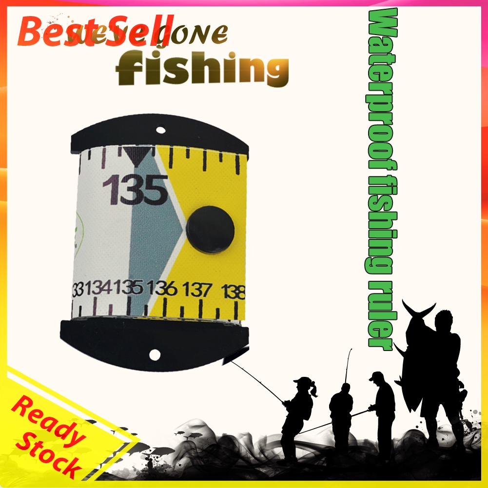 Waterproof Foldable Fishing Ruler Accurate Lure Fishing Measure Tape Tackle