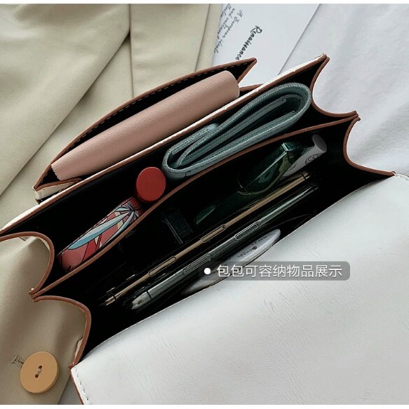 TASHAPPY GT1712 tas SELEMPANG Stylish dengan 2 model tali wanita import model korea tas import