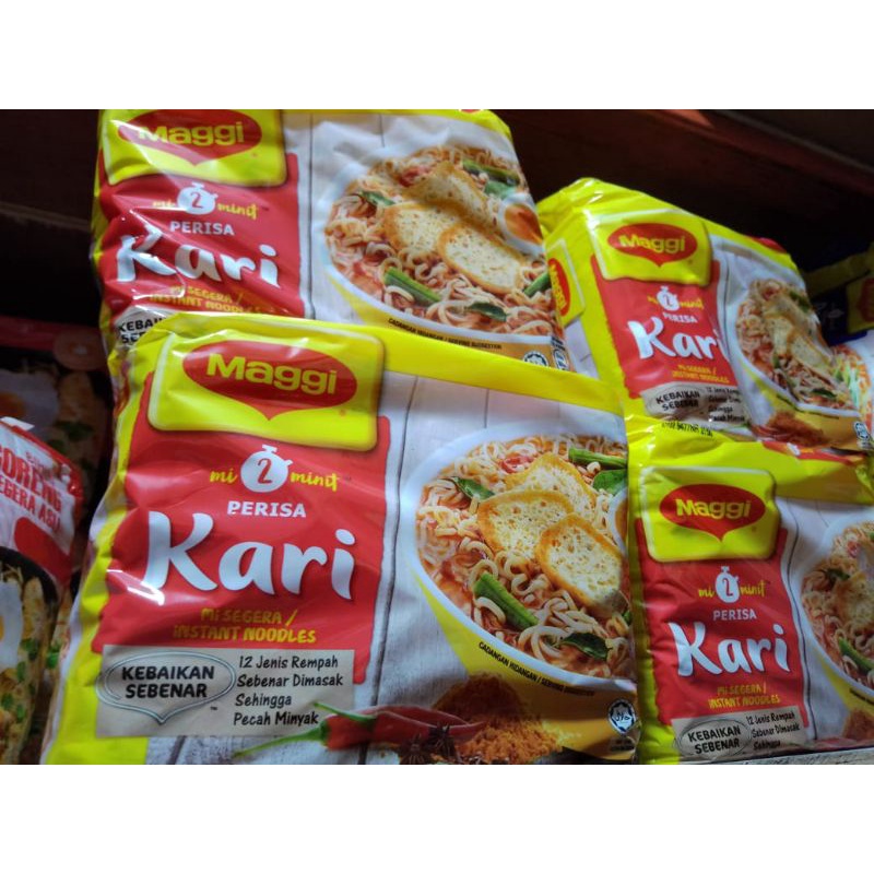 

Maggi Kari Malaysia 1 pack isi 5 I Mie segera I mie instan khas Malaysia I oleh-oleh khas Malaysia