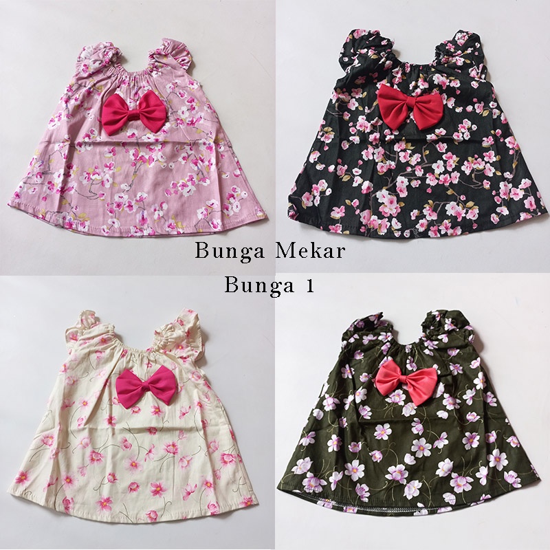 Setelan Bayi 0 3 Bulan Perempuan Newborn Bahan Katun Jepang Adem Import Lucu Baby Dress New Born KA120