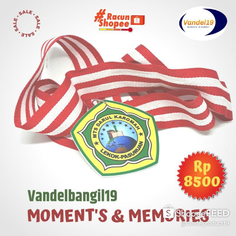 Kalung Medali Wisuda Bahan Akrilik