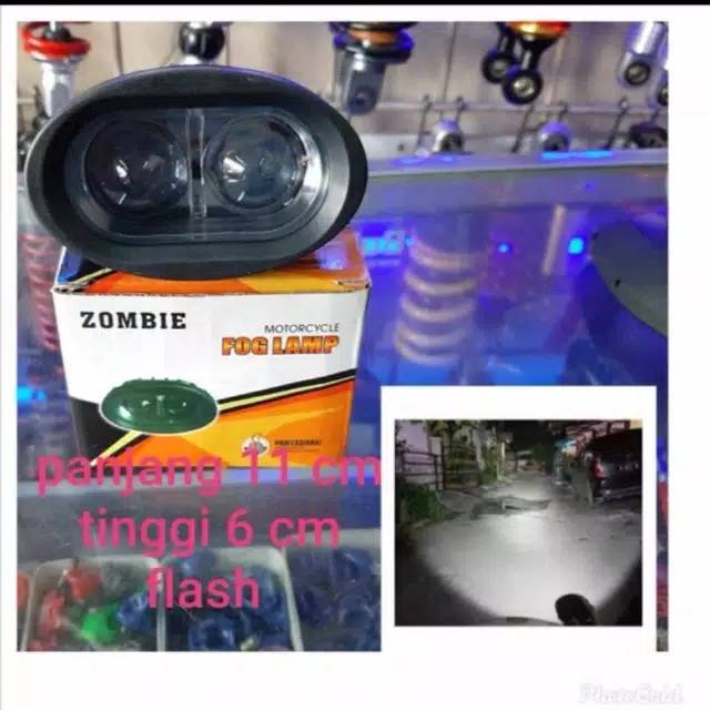 lampu tembak sorot led OWL 2 mata mini