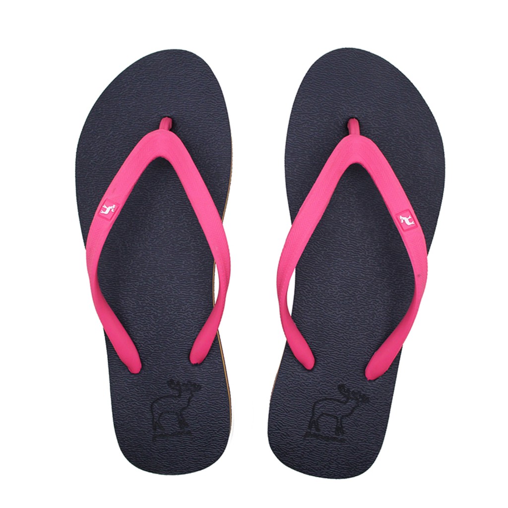 89stories - Sandal Panama Classic / Sendal Wanita Biru Tua / Flipflop / Sandal Pantai W7