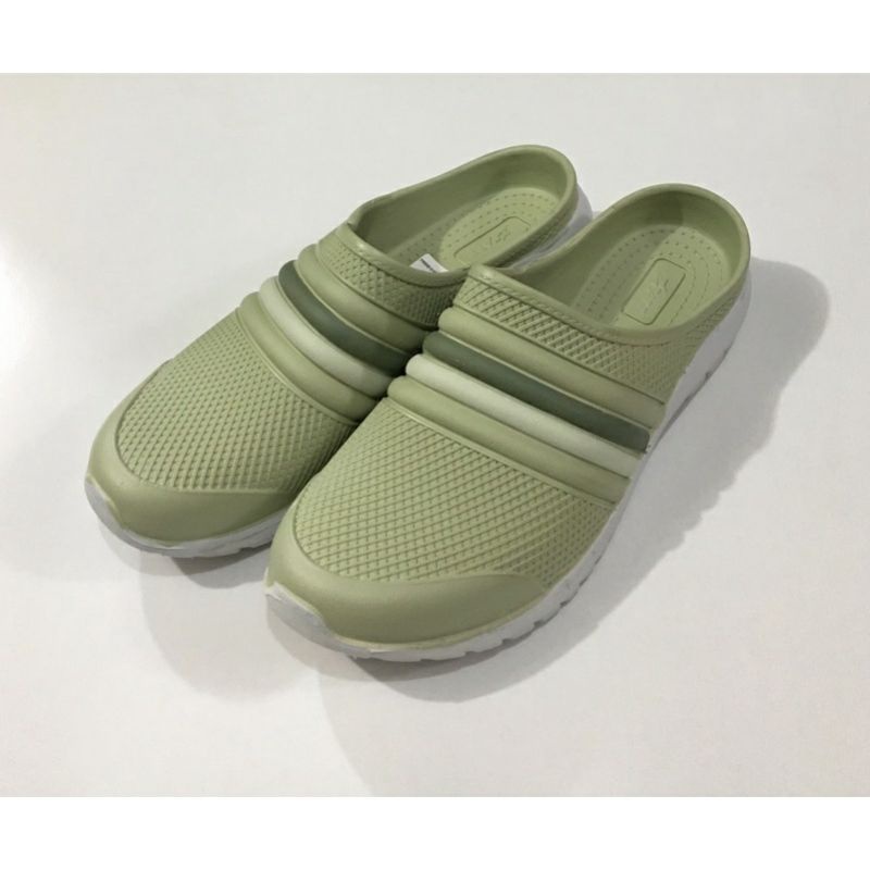 Sandal Slop Att Nswl 491 Ukuran 37-40 Sandal Selop Wanita Sepatu Santai Empuk Nyaman-Hijau muda