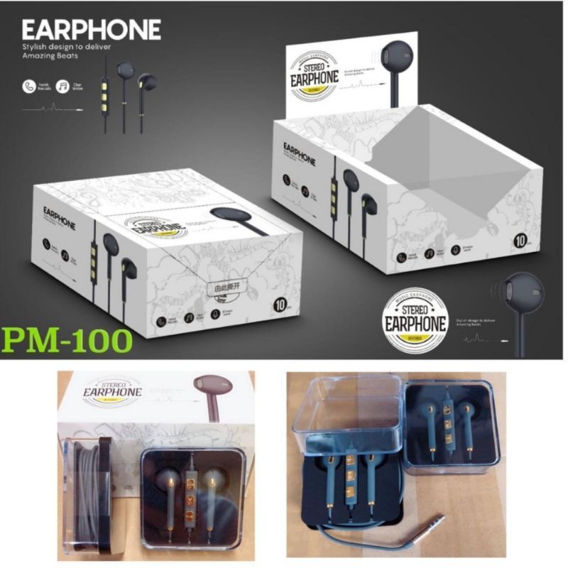 Handsfree Stereo PM-100 + Stell Volume