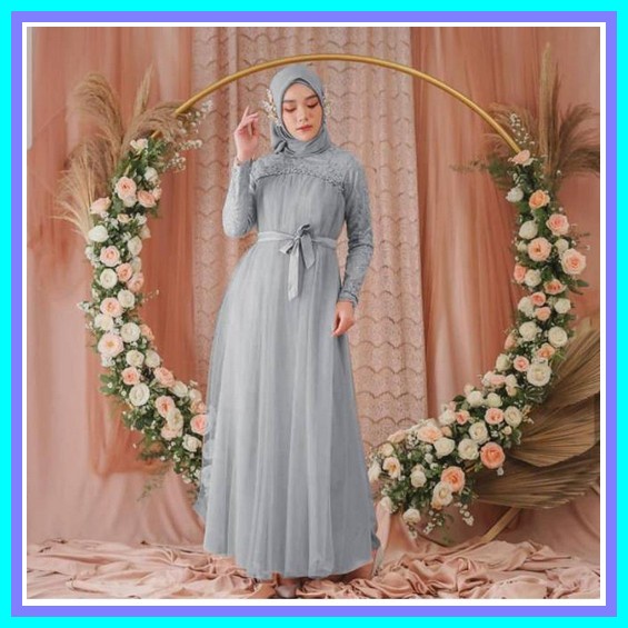 Set Couple Gamis Brukat Dress Gamis Brokat Baju Cuple Pasangan Gaun Pesta Lamaran Tunangan Seserahan