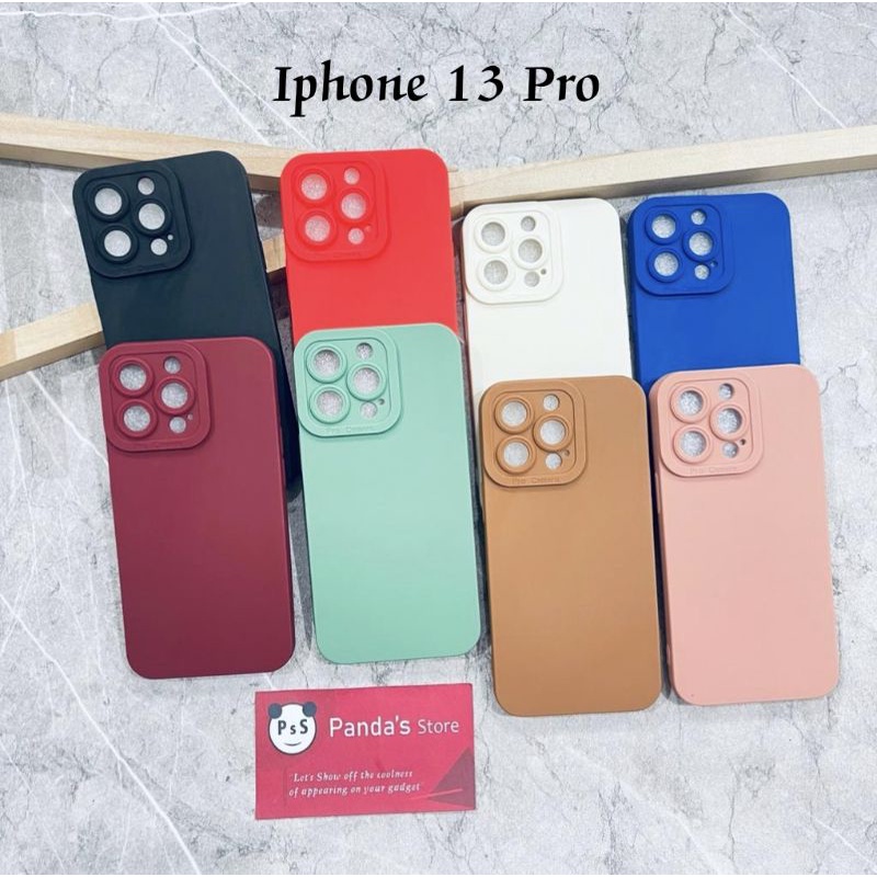 Softcase Pro Camera Iphone 13 , 13 Pro , 13 Mini , 13 Pro max Candy Case Full Color 3D Silikon TPU